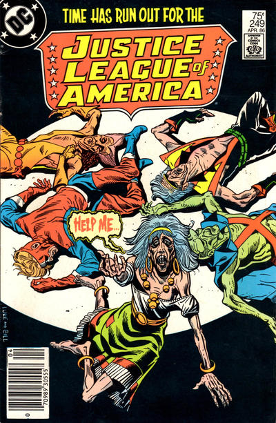 Cover for Justice League of America (DC, 1960 series) #249 [Newsstand]