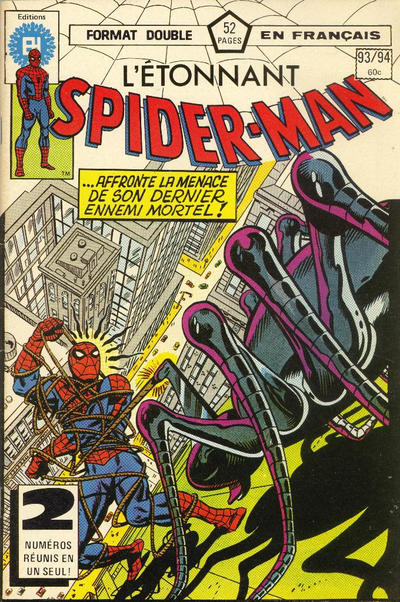 Cover for L'Étonnant Spider-Man (Editions Héritage, 1969 series) #93/94