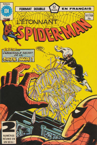 Cover for L'Étonnant Spider-Man (Editions Héritage, 1969 series) #107/108