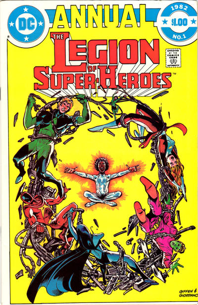 Cover for The Legion of Super-Heroes Annual (DC, 1982 series) #1 [Direct]