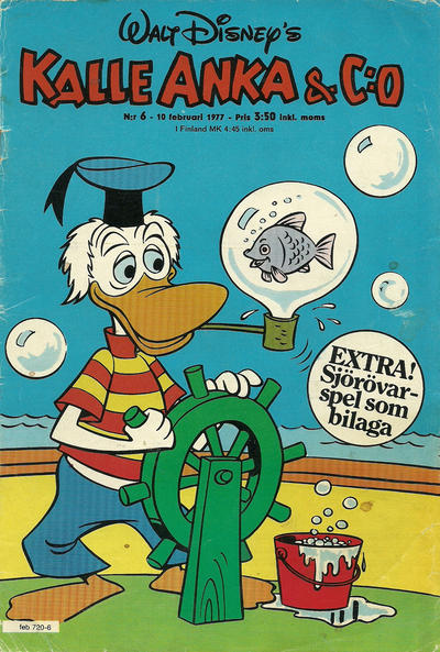 Cover for Kalle Anka & C:o (Hemmets Journal, 1957 series) #6/1977