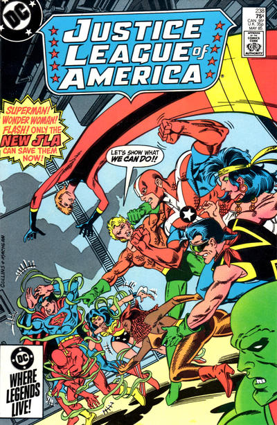 Cover for Justice League of America (DC, 1960 series) #238 [Direct]
