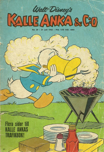 Cover for Kalle Anka & C:o (Hemmets Journal, 1957 series) #29/1966