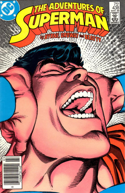 Cover for Adventures of Superman (DC, 1987 series) #438 [Newsstand]