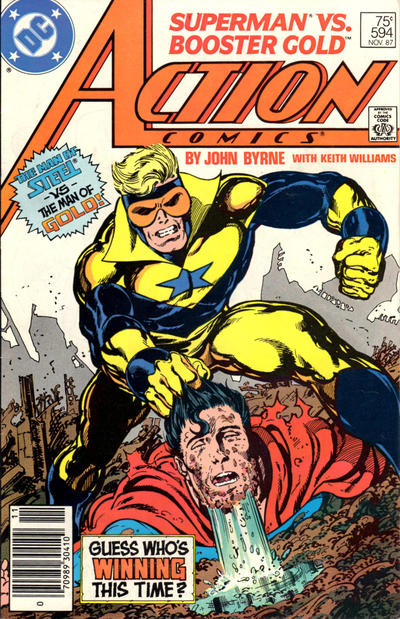Cover for Action Comics (DC, 1938 series) #594 [Newsstand]
