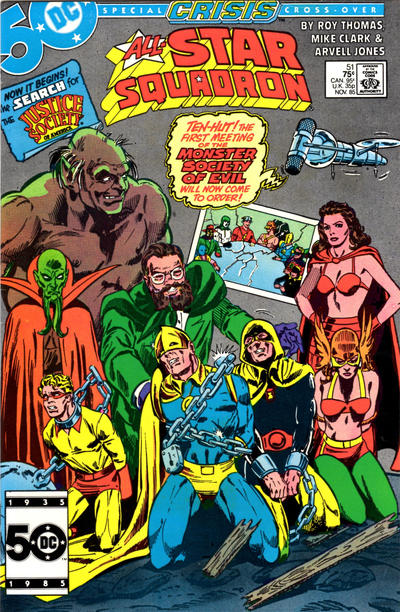 Cover for All-Star Squadron (DC, 1981 series) #51 [Direct]
