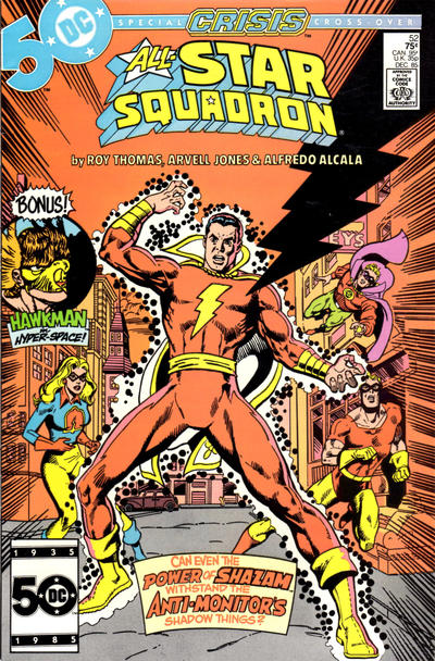 Cover for All-Star Squadron (DC, 1981 series) #52 [Direct]