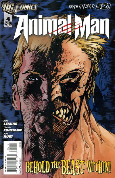 Cover for Animal Man (DC, 2011 series) #4