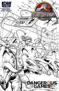 Cover Thumbnail for Jurassic Park: Dangerous Games (IDW, 2011 series) #4 [Retailer Incentive Cover]