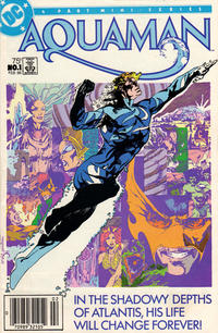 Cover Thumbnail for Aquaman (DC, 1986 series) #1 [Newsstand]