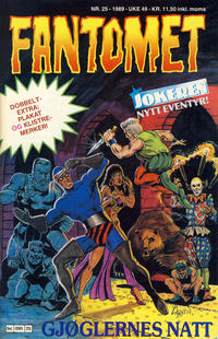 Cover for Fantomet (Semic, 1976 series) #25/1989