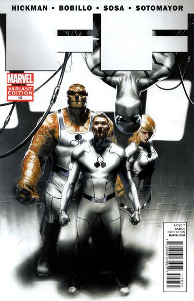 Cover for FF (Marvel, 2011 series) #12 [Direct Market Variant by Gabriele Dell’Otto]
