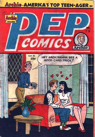 Cover for Pep Comics (Bell Features, 1948 series) #70