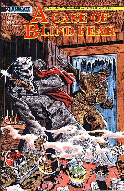 Cover for A Case of Blind Fear (Malibu, 1989 series) #2