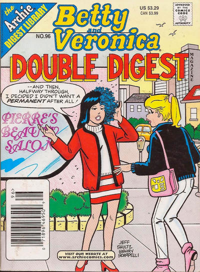 Cover for Betty & Veronica (Jumbo Comics) Double Digest (Archie, 1987 series) #96