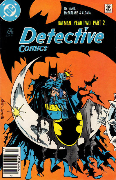Cover for Detective Comics (DC, 1937 series) #576 [Newsstand]