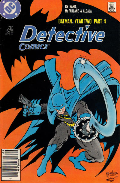 Cover for Detective Comics (DC, 1937 series) #578 [Newsstand]
