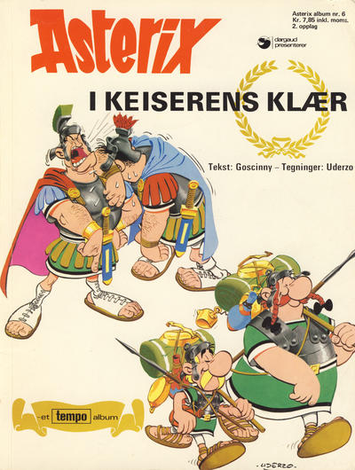 Cover for Asterix (Hjemmet / Egmont, 1969 series) #6 - Asterix i keiserens klær [2. opplag]