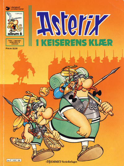 Cover for Asterix (Hjemmet / Egmont, 1969 series) #6 - Asterix i keiserens klær [7. opplag]