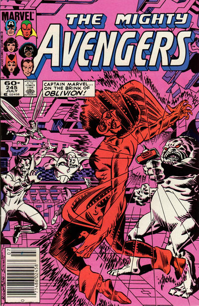 Cover for The Avengers (Marvel, 1963 series) #245 [Newsstand]