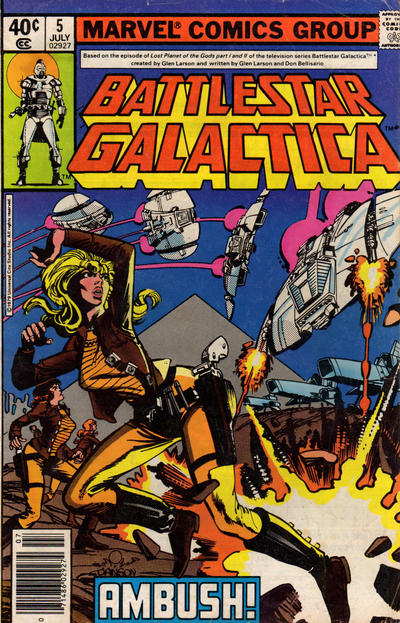 Cover for Battlestar Galactica (Marvel, 1979 series) #5 [Newsstand]