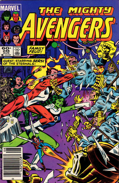 Cover for The Avengers (Marvel, 1963 series) #246 [Newsstand]