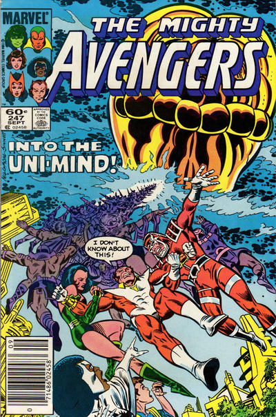 Cover for The Avengers (Marvel, 1963 series) #247 [Newsstand]