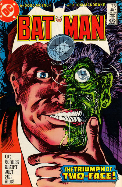 Cover for Batman (DC, 1940 series) #397 [Second Printing]