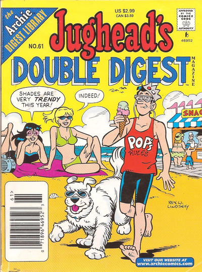 Cover for Jughead's Double Digest (Archie, 1989 series) #61 [Newsstand]