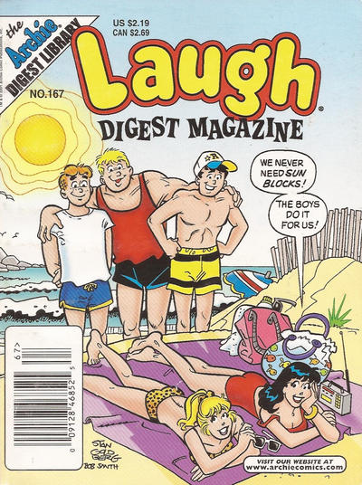 Cover for Laugh Comics Digest (Archie, 1974 series) #167