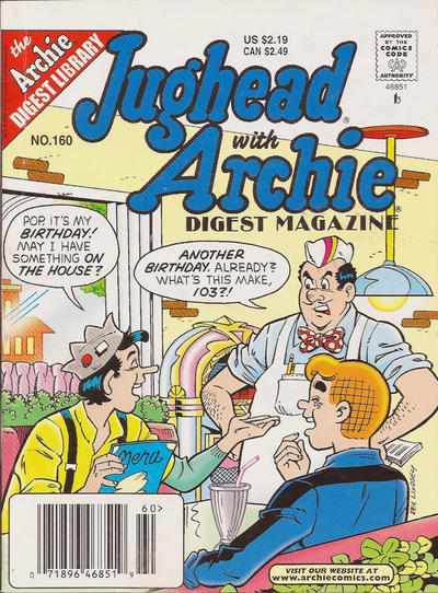 Cover for Jughead with Archie Digest (Archie, 1974 series) #160