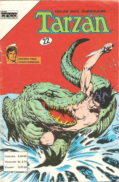 Cover for Tarzan (Editora Cinco, 1983 series) #22