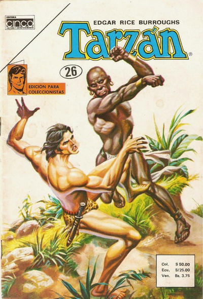 Cover for Tarzan (Editora Cinco, 1983 series) #26