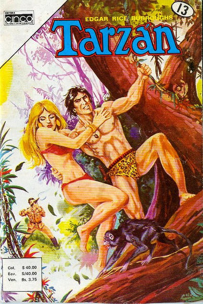 Cover for Tarzan (Editora Cinco, 1983 series) #13