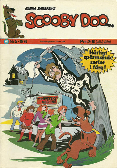 Cover for Scooby Doo (Williams Förlags AB, 1973 series) #5/1974