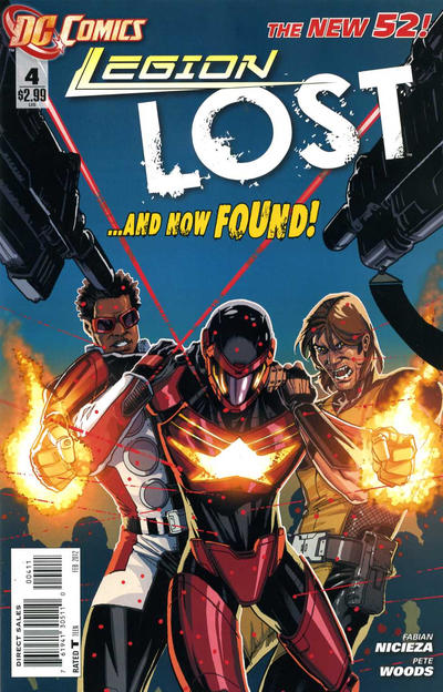 Cover for Legion Lost (DC, 2011 series) #4