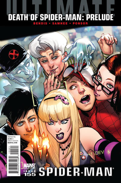 Cover for Ultimate Spider-Man (Marvel, 2009 series) #155 [Pichelli Variant Cover]