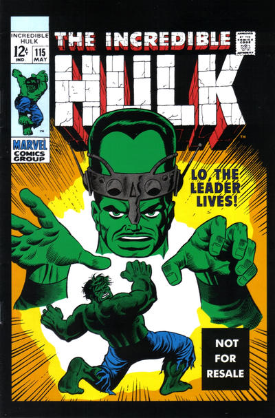 Cover for Incredible Hulk No. 115 [Marvel Legends Reprint] (Marvel, 2005 series) 