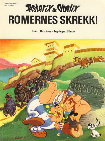 Cover for Asterix (Hjemmet / Egmont, 1969 series) #7 - Romernes skrekk! [1. opplag]