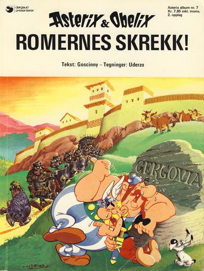 Cover for Asterix (Hjemmet / Egmont, 1969 series) #7 - Romernes skrekk! [2. opplag]