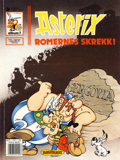 Cover for Asterix (Hjemmet / Egmont, 1969 series) #7 - Romernes skrekk! [8. opplag]