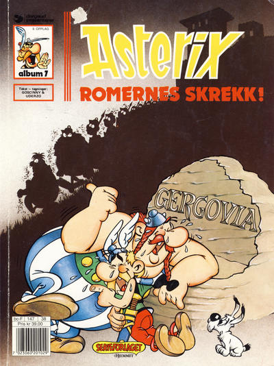Cover for Asterix (Hjemmet / Egmont, 1969 series) #7 - Romernes skrekk! [9. opplag]