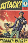 Cover for Attack (Semic, 1967 series) #5/1969