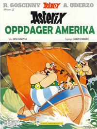 Cover for Asterix (Hjemmet / Egmont, 1969 series) #22 - Asterix oppdager Amerika [6. opplag Reutsendelse 803 40]