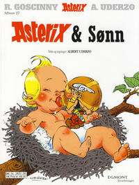 Cover for Asterix (Hjemmet / Egmont, 1969 series) #27 - Asterix & Sønn [5. opplag]