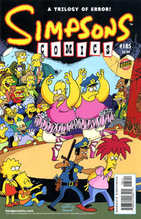 Cover for Simpsons Comics (Bongo, 1993 series) #185