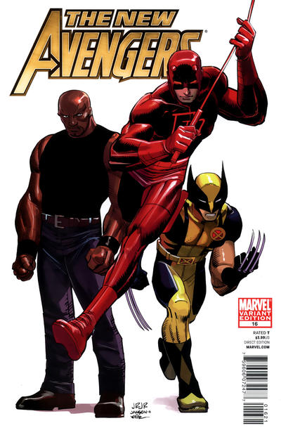 Cover for New Avengers (Marvel, 2010 series) #16 [Architect Variant]