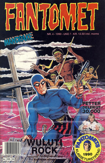 Cover for Fantomet (Semic, 1976 series) #4/1990