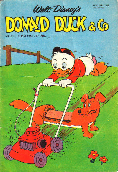 Cover for Donald Duck & Co (Hjemmet / Egmont, 1948 series) #21/1966