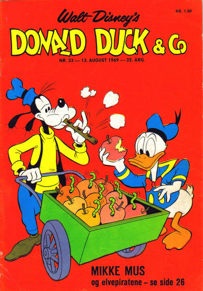 Cover for Donald Duck & Co (Hjemmet / Egmont, 1948 series) #33/1969
